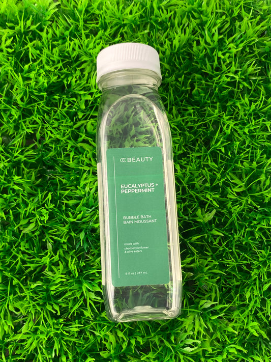 Bain moussant à l'eucalyptus et à la menthe poivrée