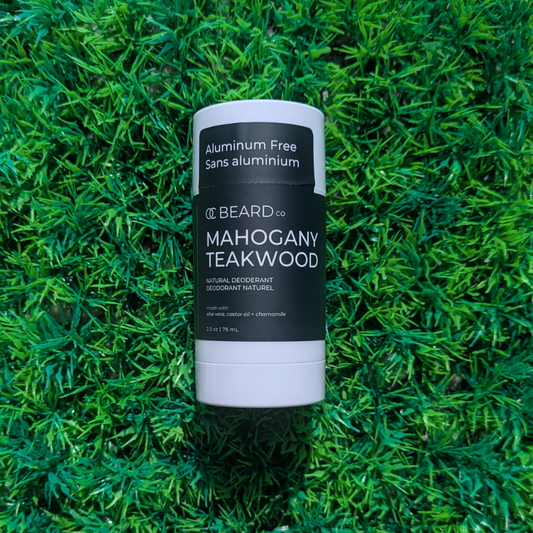 Déodorant naturel en acajou et bois de teck