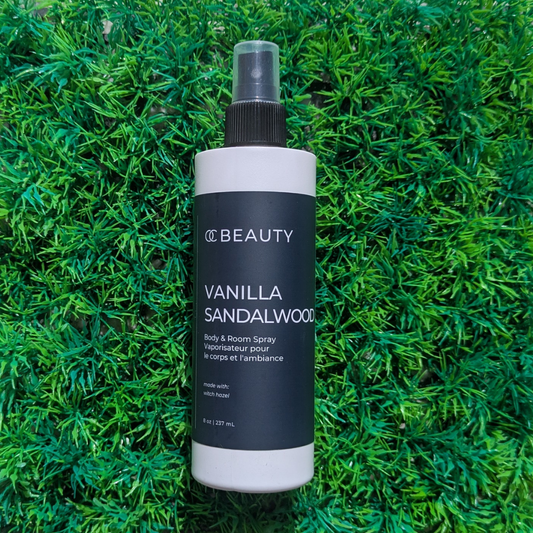 Spray corps et ambiance vanille et bois de santal