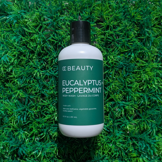 Gel douche à l'eucalyptus et à la menthe poivrée