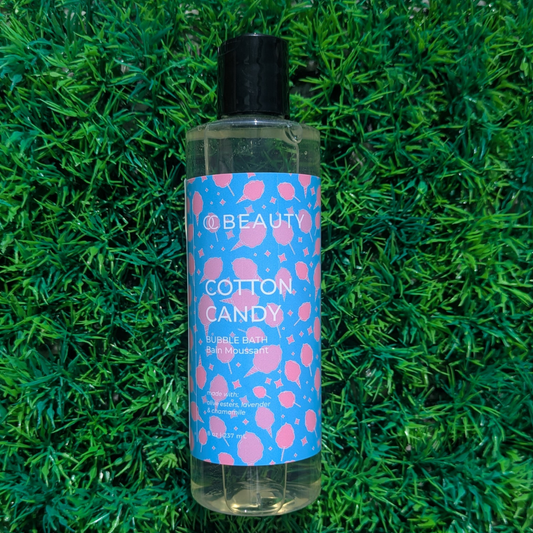 Bain moussant Ă  la barbe Ă  papa