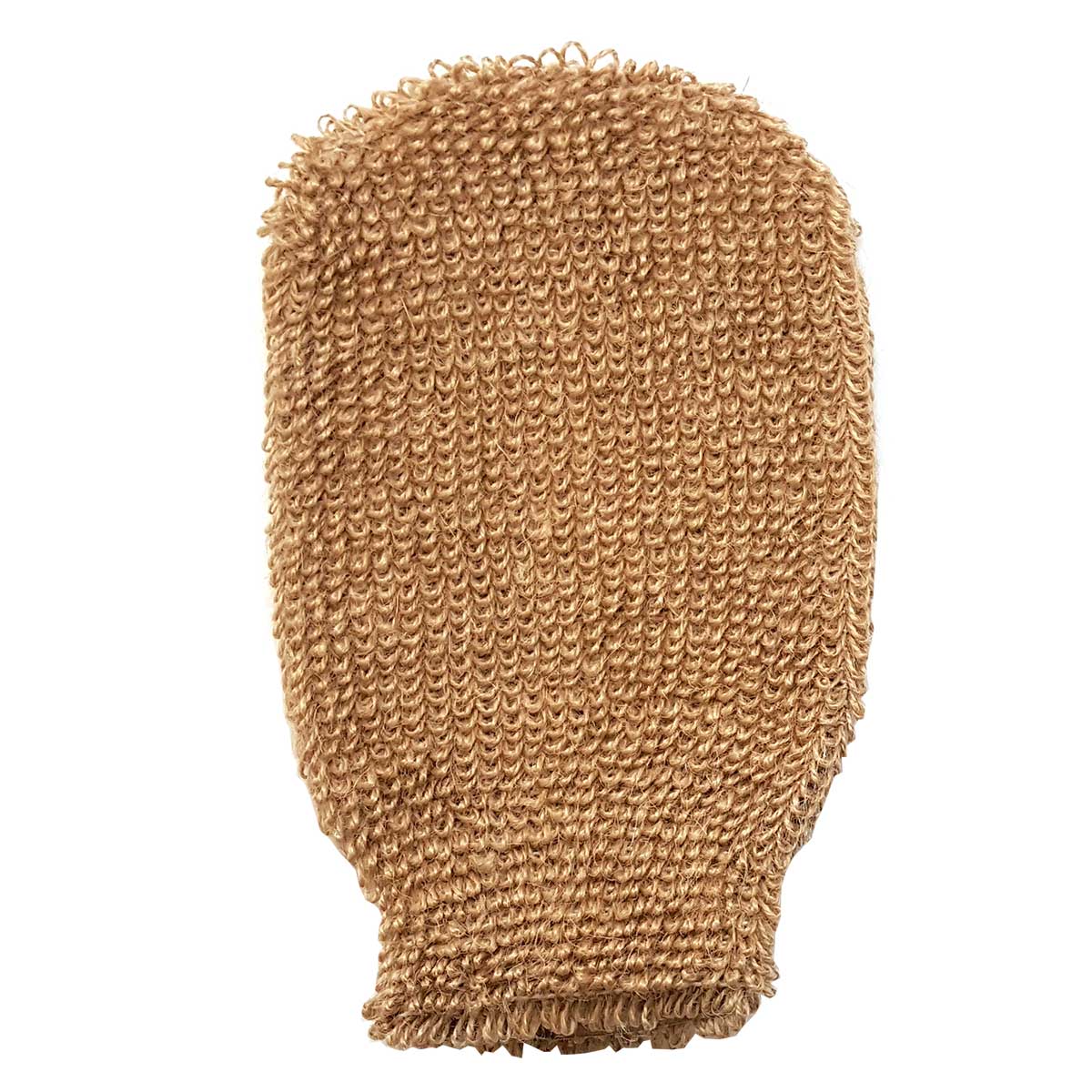 Gant de bain en jute naturel
