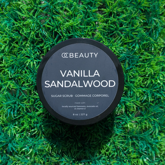 Gommage au sucre Ă  la vanille et au bois de santal