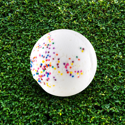 Bombe de bain gĂąteau d'anniversaire