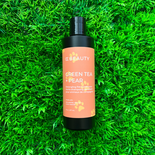 Après-shampoing pour animaux au thé vert et à la poire