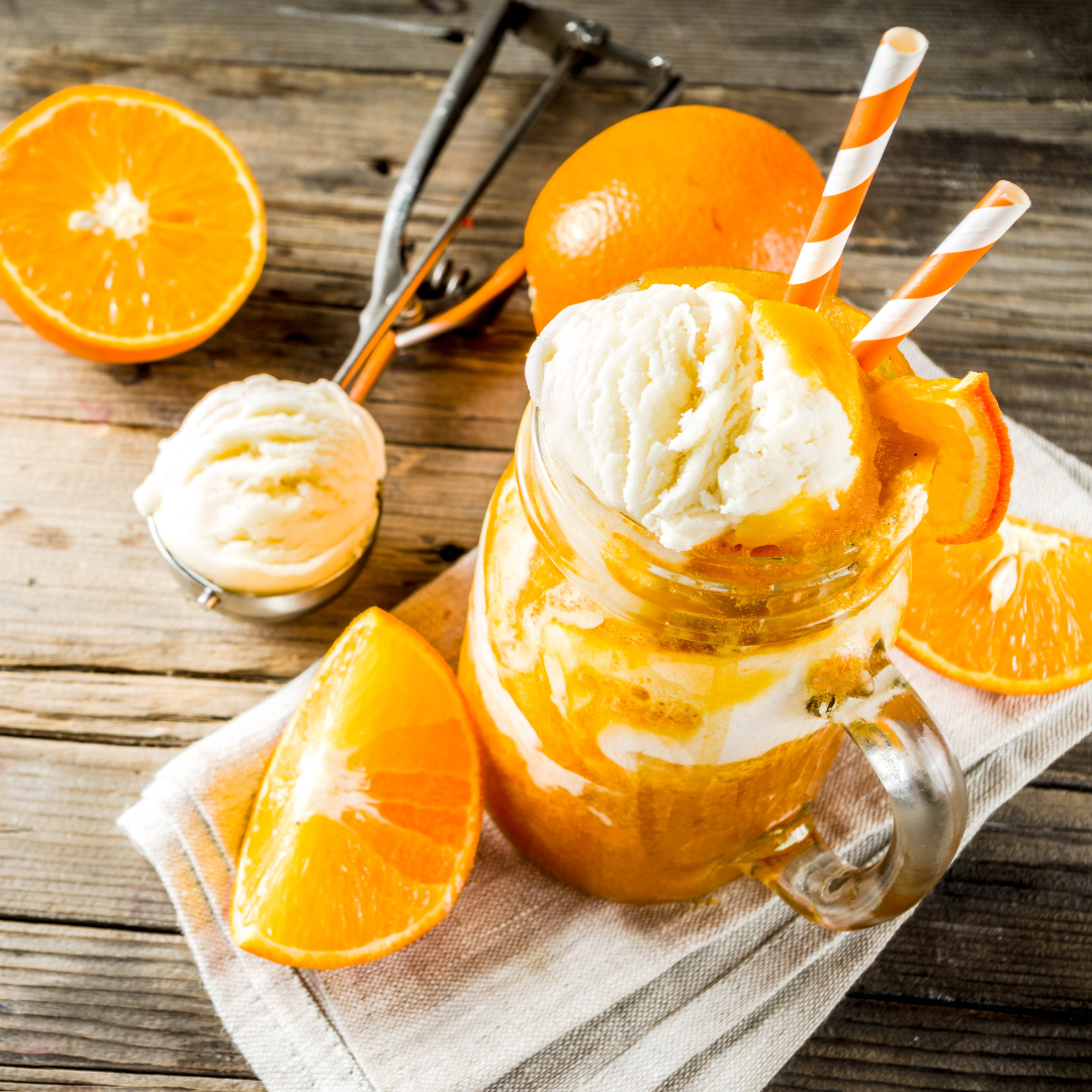 Huile parfumée à la crème glacée à l'orange
