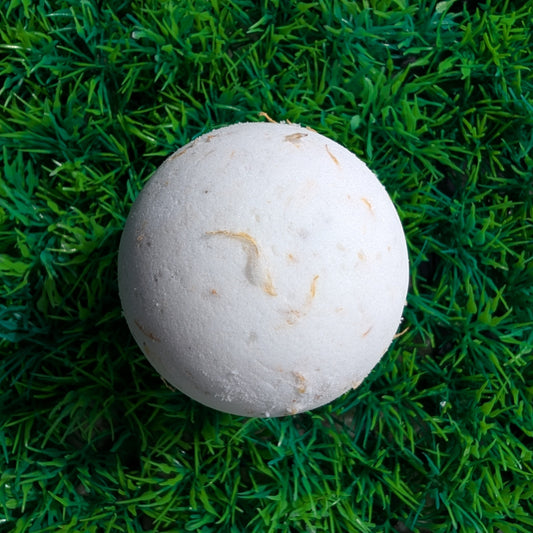 Bombe de bain Ă  la bergamote et Ă  la camomille