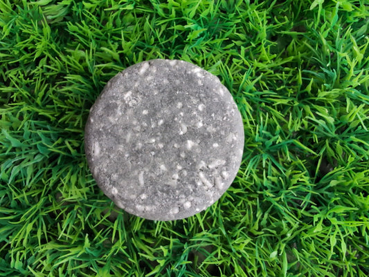 Shampoing solide au charbon et Ă  la citronnelle