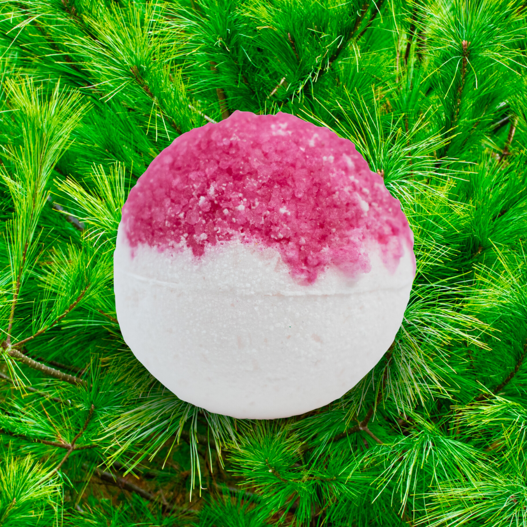 Frosted Cranberry Bath Bomb