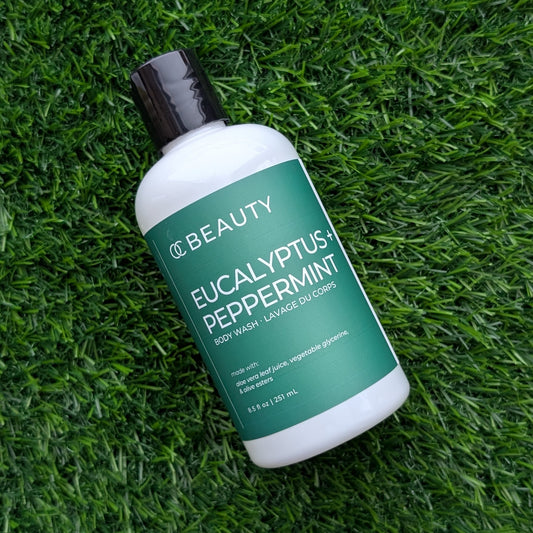 Gel douche à l'eucalyptus et à la menthe poivrée 