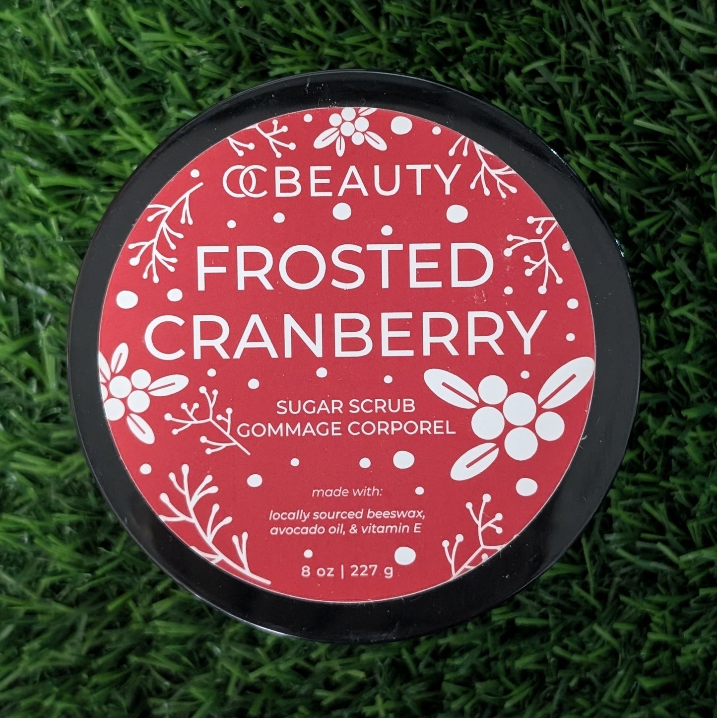 Frosted Cranberry Sugar Scrub
