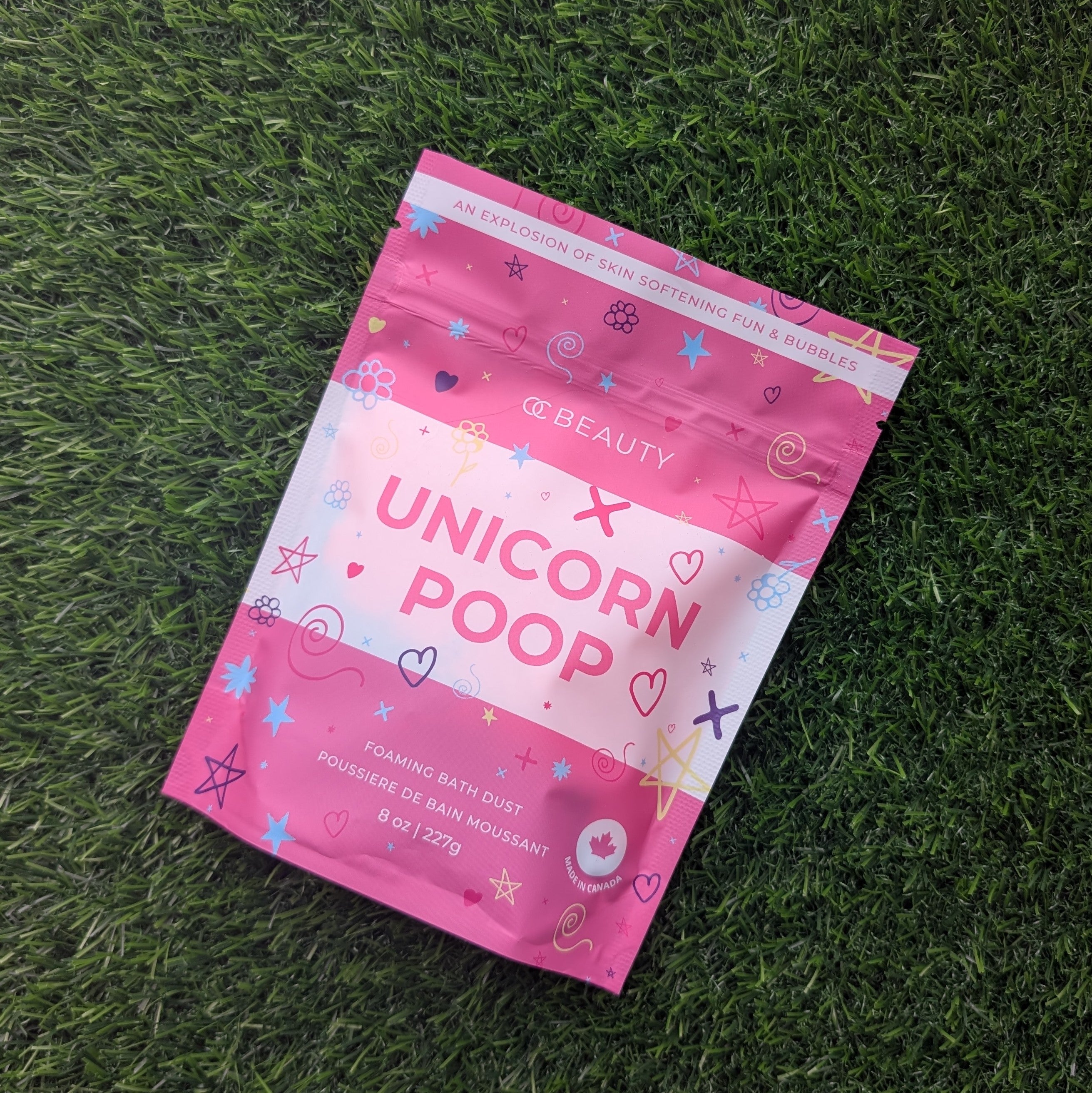 Unicorn Poop Bath Dust | Foaming Bubble Bath Powder – OC Beauty Co.